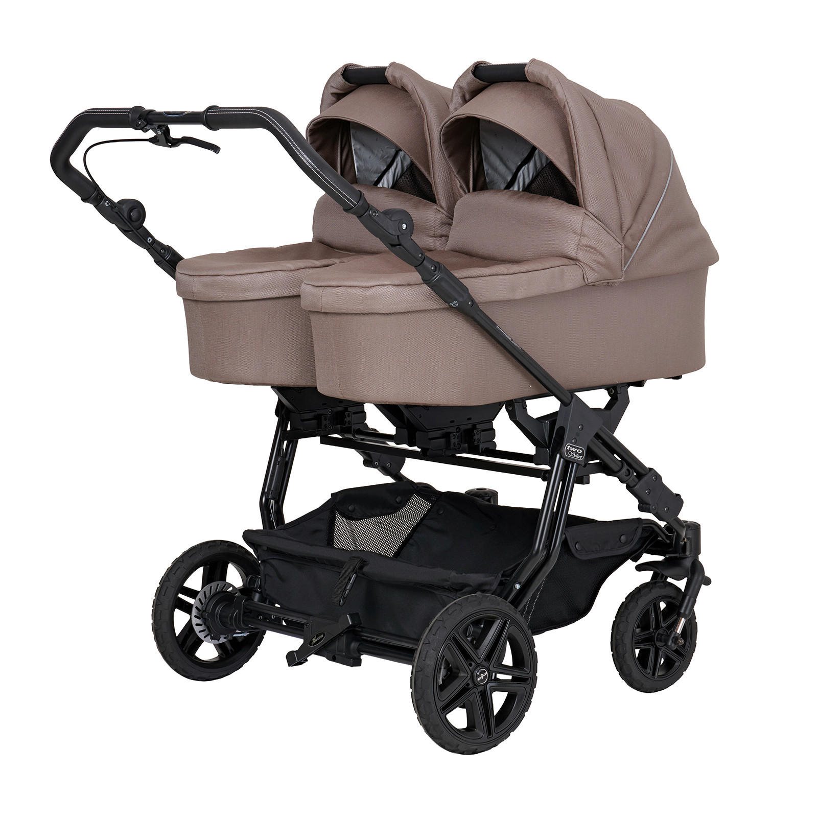 FALTTRAGETASCHE Two Select Outdoor  - Weiß/Cappuccino, Basics, Textil (79/32/22cm) - Hartan