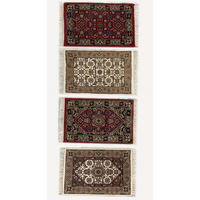 ORIENTTEPPICH 40/60 cm HERATI PUSHTIES Braun, Creme, Rot  - Rot/Creme, LIFESTYLE, Textil (40/60cm) - Cazaris