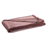 WOHNDECKE LUNA 220/240 cm  - Rotbraun, KONVENTIONELL, Textil (220/240cm) - Novel