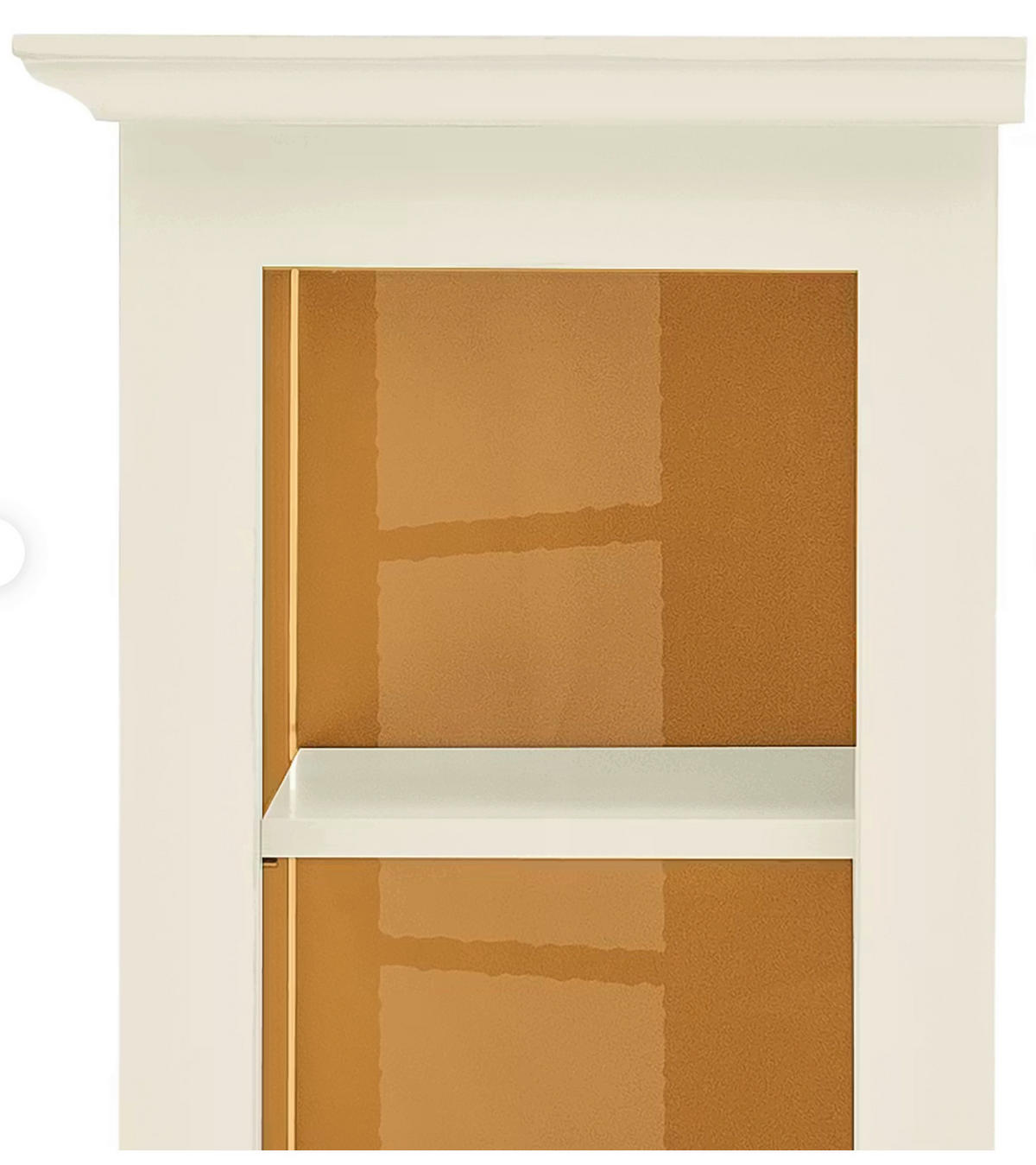 SIDEBOARD UrbanClass  in 190,5/82/49 cm  - Weiß/Honig, LIFESTYLE, Glas/Holz (190,5/82/49cm) - Livetastic