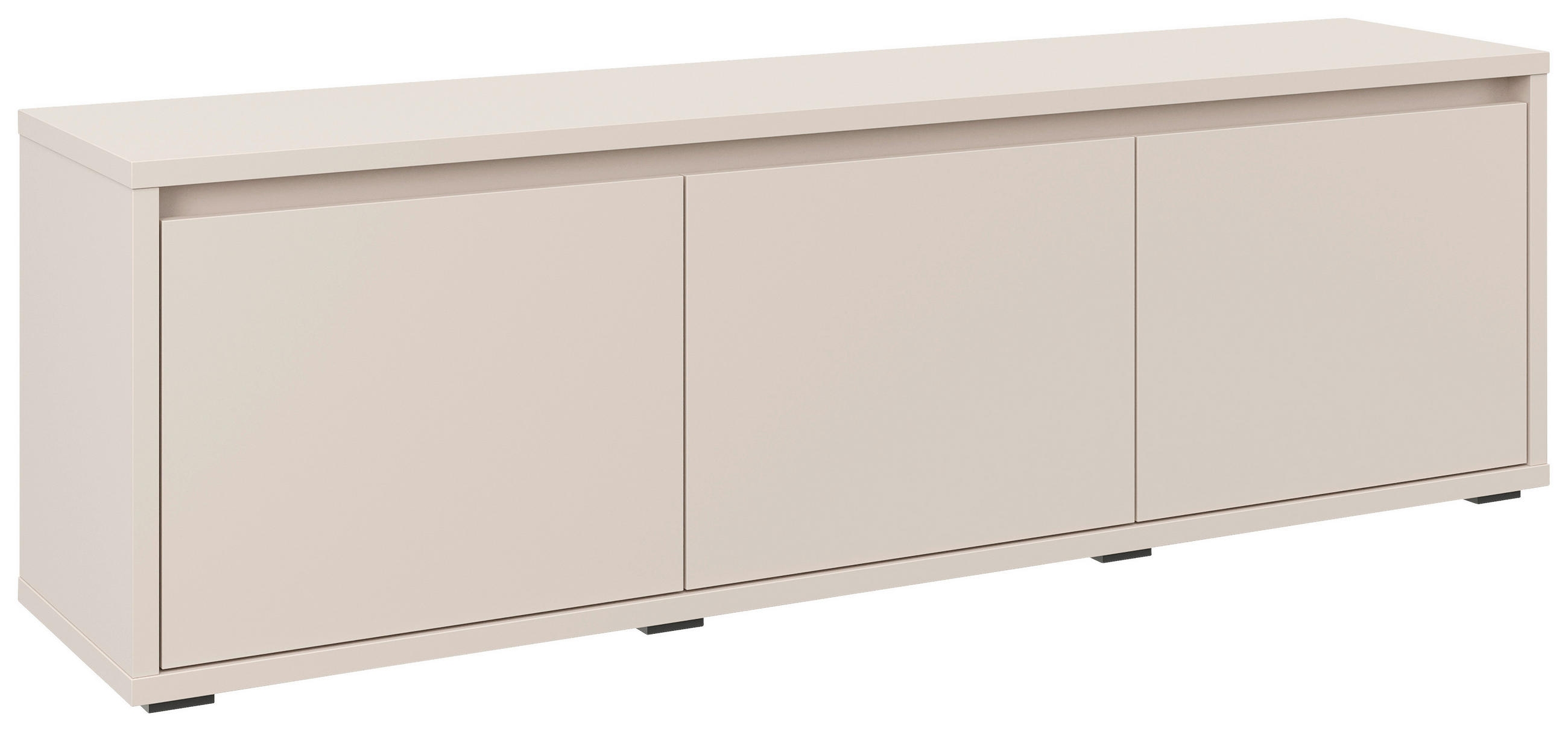 GARDEROBENBANK Liv  in 145,1/50,1/33,8 cm  - Kaschmir/Schwarz, KONVENTIONELL (145,1/50,1/33,8cm) - Xora