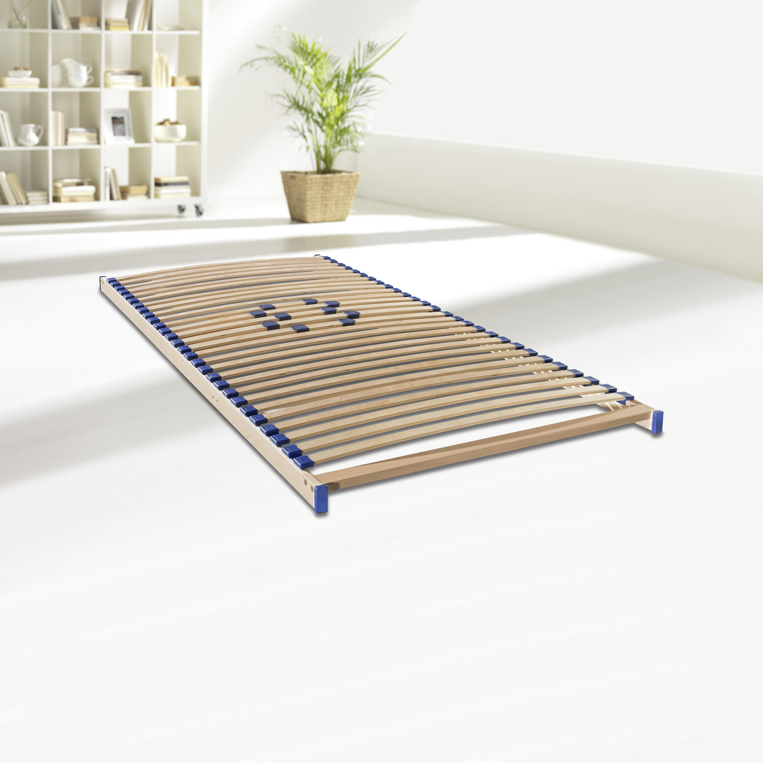 LATTENROST 140/200 cm  - Birkefarben, Basics, Holz/Kunststoff (140/200cm) - Sleeptex