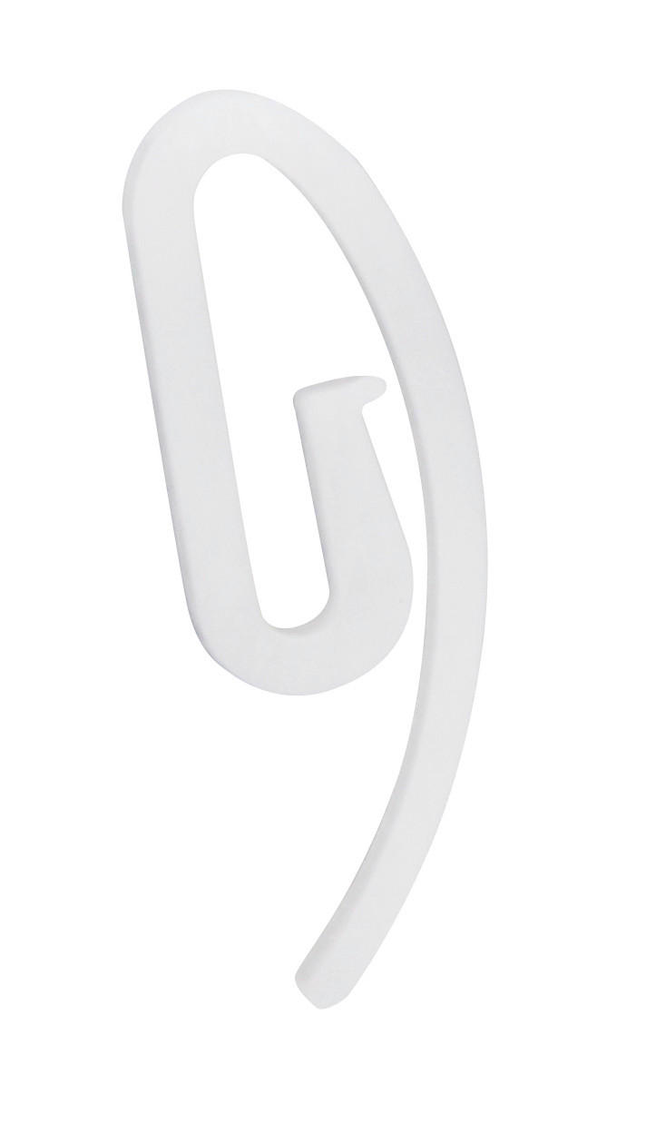 RÁNCSZEDŐ AKASZTÓ  - fehér, Basics, műanyag (1cm) - Homeware