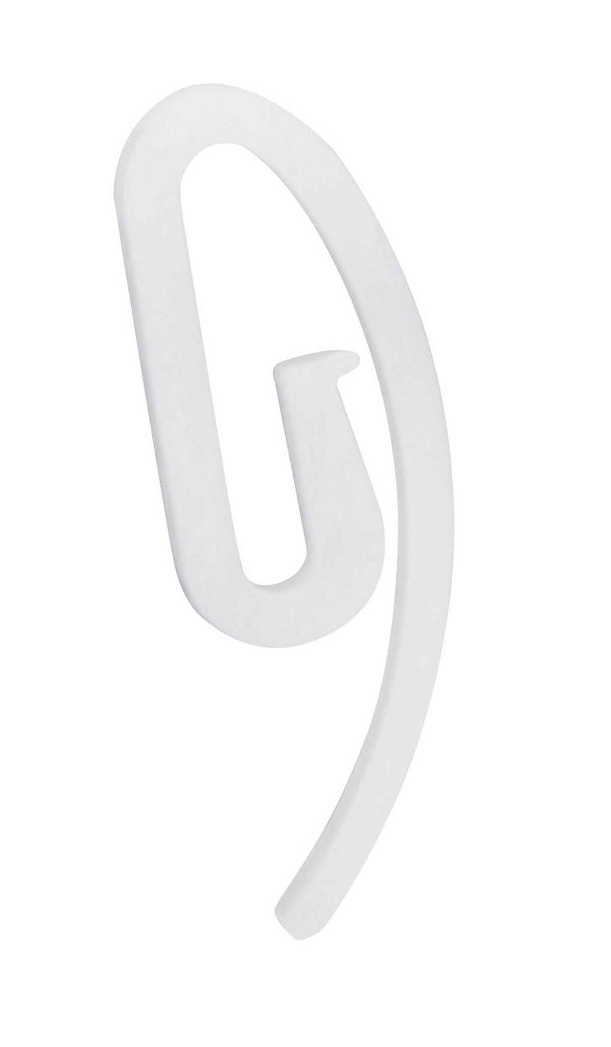 RÁNCSZEDŐ AKASZTÓ  - fehér, Basics, műanyag (1cm) - Homeware