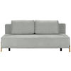 SCHLAFSOFA in Textil Silberfarben  - Silberfarben/Naturfarben, Design, Holz/Textil (211/88/102cm) - Niels Andersson