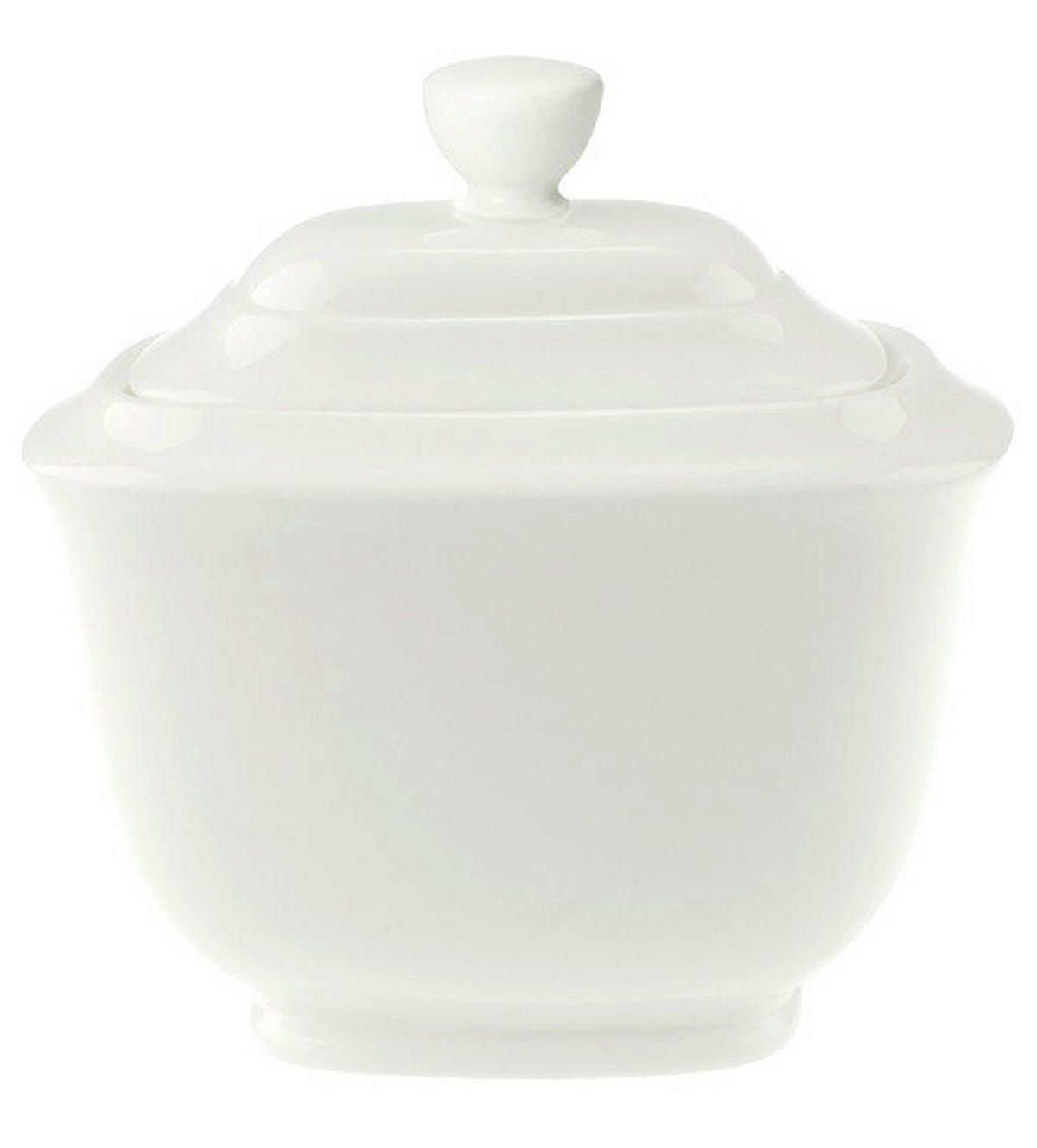 ZUCKERDOSE Noblesse Keramik  - Weiss, Basics, Keramik (7,6/6,1/10cm) - Villeroy & Boch