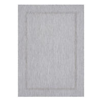 FLACHWEBETEPPICH 160/230 cm Relax Silberfarben  - Silberfarben, Basics, Textil (160/230cm) - Novel