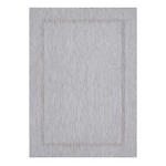 FLACHWEBETEPPICH 60/100 cm Relax Silberfarben  - Silberfarben, Basics, Textil (60/100cm) - Novel