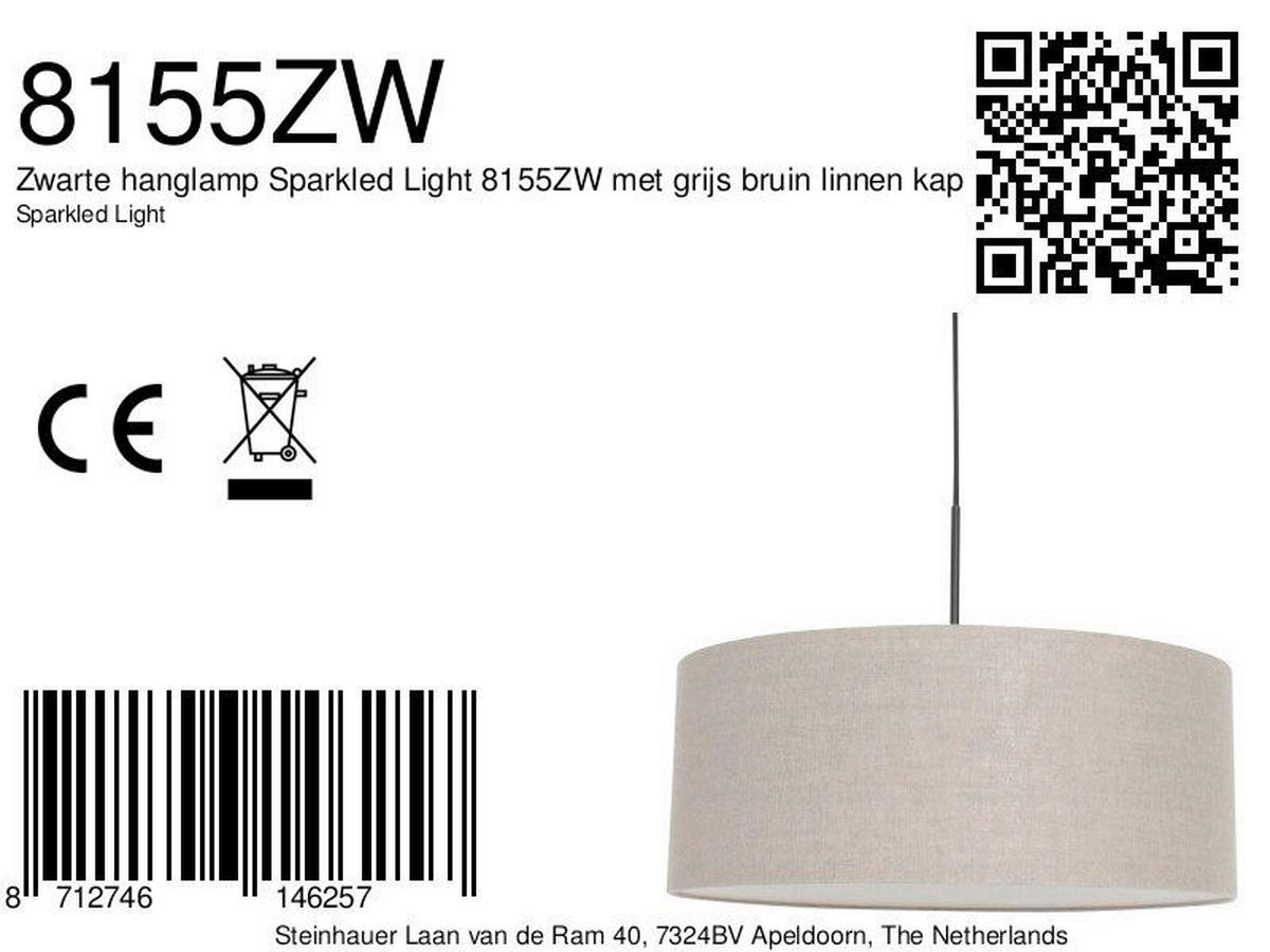 HÄNGELEUCHTE SPARKLED LIGHT 50/135/50 cm  - Grau, Trend, Textil (50/135/50cm)