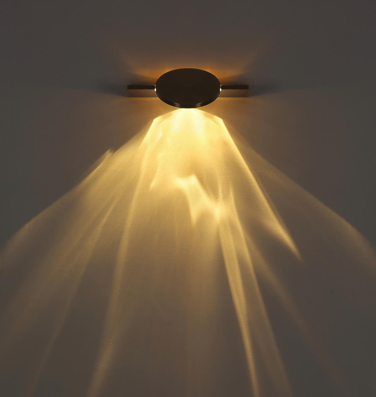 LED-WANDLEUCHTE Jasper 10/28 cm  - Nickelfarben, Design, Metall (10/28cm) - Globo
