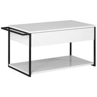 WASCHTISCHUNTERSCHRANK 87,5/43,5/47,5 cm  - Schwarz/Weiß, MODERN, Holzwerkstoff/Metall (87,5/43,5/47,5cm) - MID.YOU