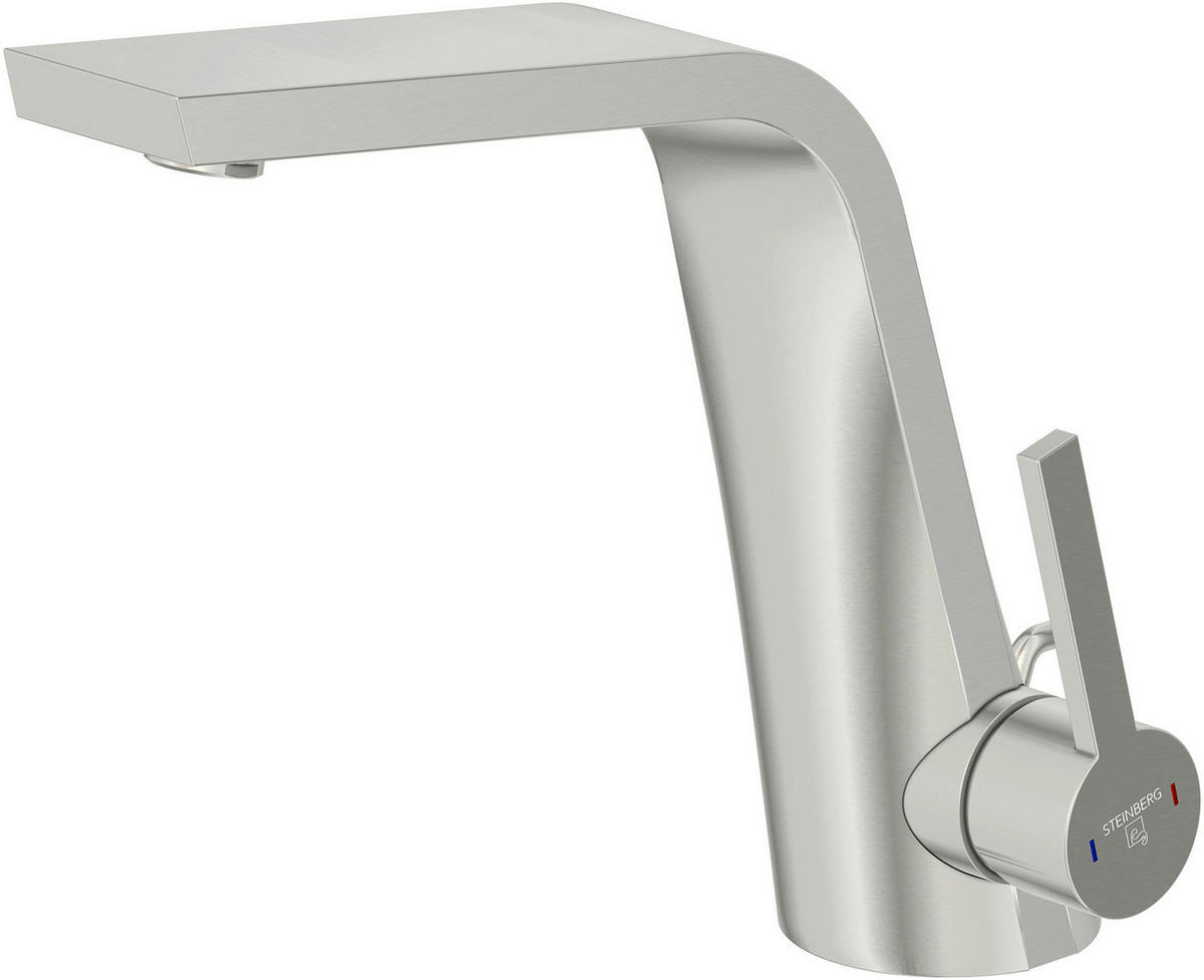 WASCHTISCHARMATUR 5,4/18,1/20,8 cm  - Nickelfarben, MODERN, Metall (5,4/18,1/20,8cm)