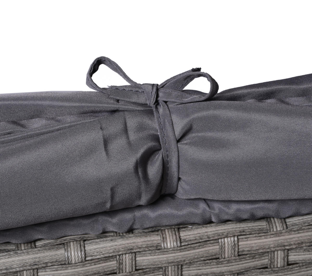 LOUNGEGARNITUR Stahl  - Grau/Grün, Basics, Kunststoff/Textil - Gardenson