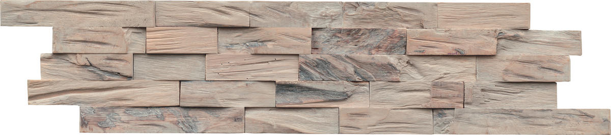 WANDVERKLEIDUNG 11 Stück  - Hellbraun, Basics, Holz (61/15/2cm)