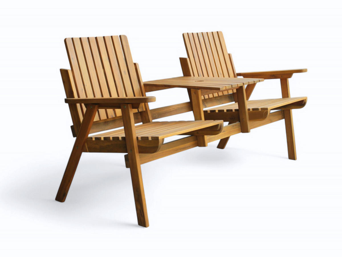 ZÁHRADNÁ LAVICA, akácia, drevo - farba akácie, Basics, drevo (153/65/82cm) - Prestige Home