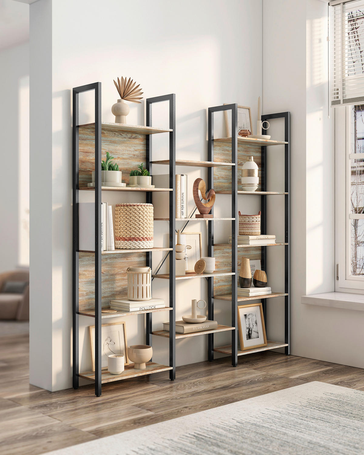 AKTENREGAL 158/166/24 cm  - Schwarz/Braun, Basics, Holzwerkstoff (158/166/24cm) - Boxxx