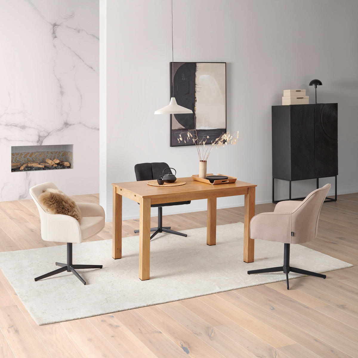 JÍDELNÍ STŮL, mangové dřevo, přírodní barvy, 120/76/80 cm - přírodní barvy, Moderní, dřevo (120/76/80cm) - MID.YOU