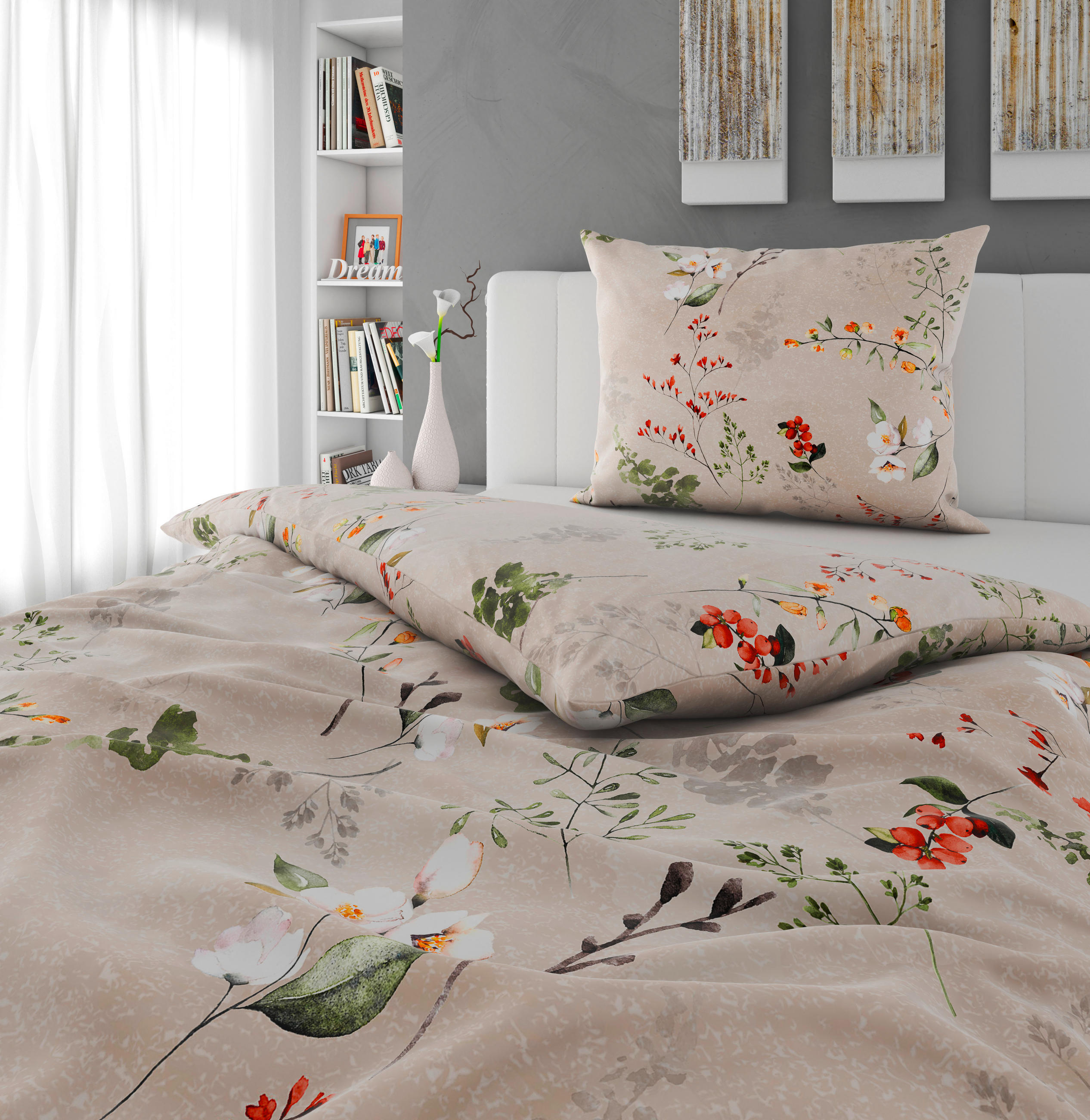 BETTWÄSCHE CUBY Satin 140/200 cm  - Multicolor, KONVENTIONELL, Textil (140/200cm) - Esposa