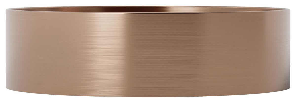 WASCHBECKEN 40/11/40 cm  - Roségold, MODERN, Metall (40/11/40cm)