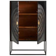 HIGHBOARD Schwarz  100/150/40 cm  - Goldfarben/Schwarz, Design, Holz/Metall (100/150/40cm) - Landscape