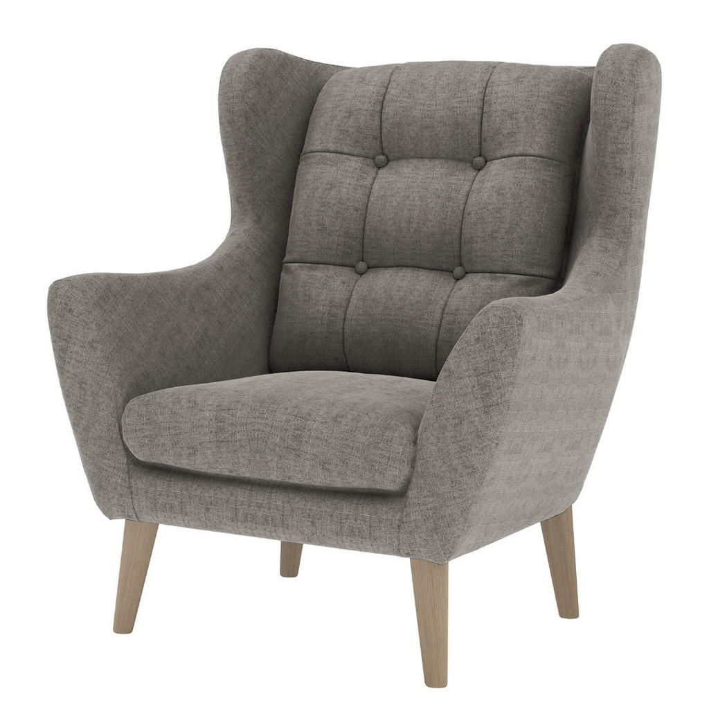 Thumbnail - Trendmanufaktur Sesselset, Dunkelgrau, Textil, 91x104x94 cm, Made in Europe, erweiterbar (Typenauswahl), Stühle