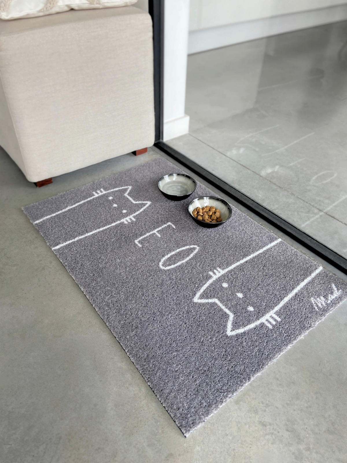 FUSSMATTE 50/75 cm Scraper  - Grau, Trend, Kunststoff (50/75cm) - madaboutmats