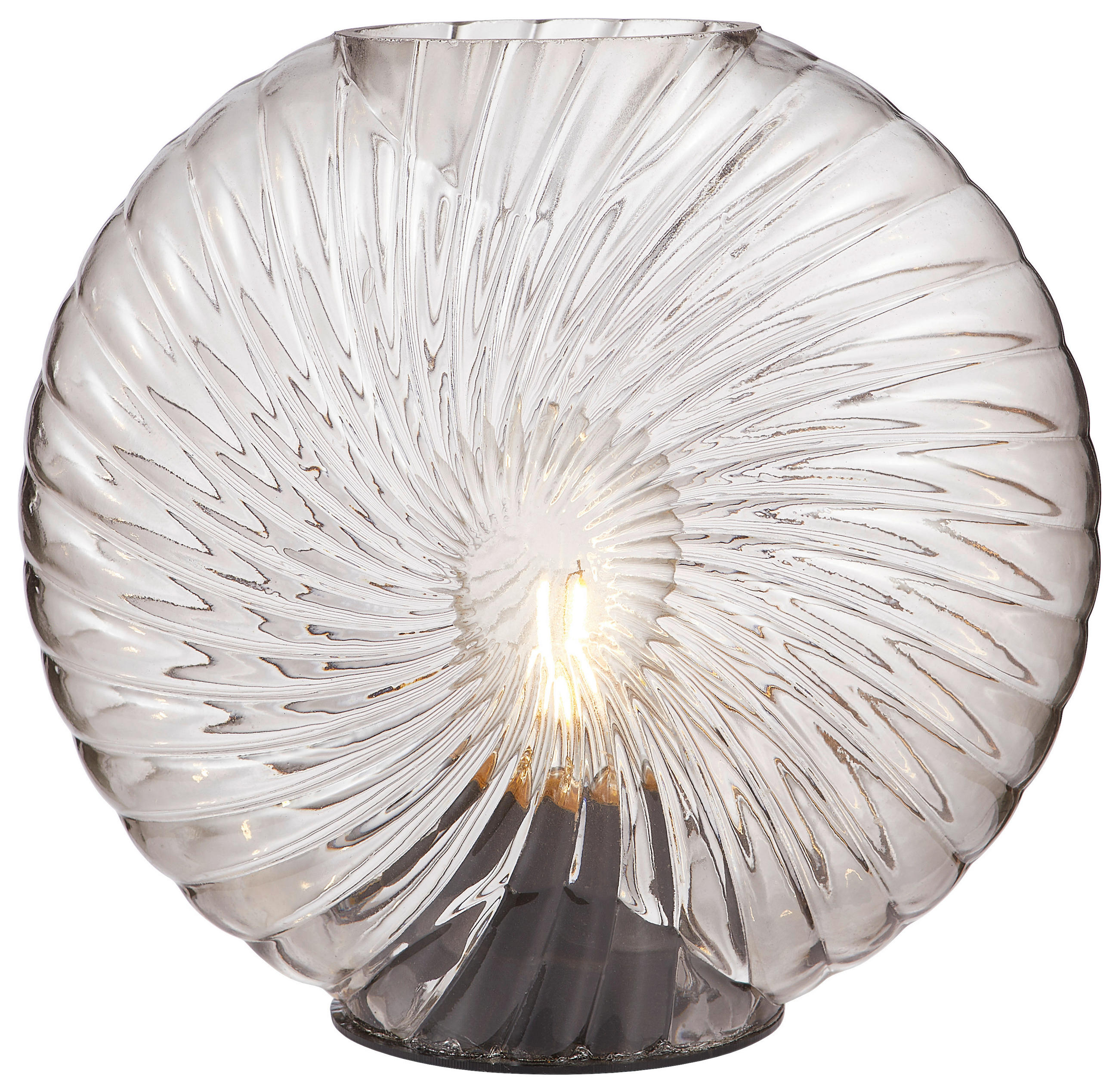 LED-TISCHLEUCHTE - Sandfarben, Basics, Glas (20/20/9cm) - Light & Living