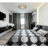LED-DECKENLEUCHTE 55/6 cm   - Klar/Goldfarben, Design, Kunststoff/Metall (55/6cm) - Globo