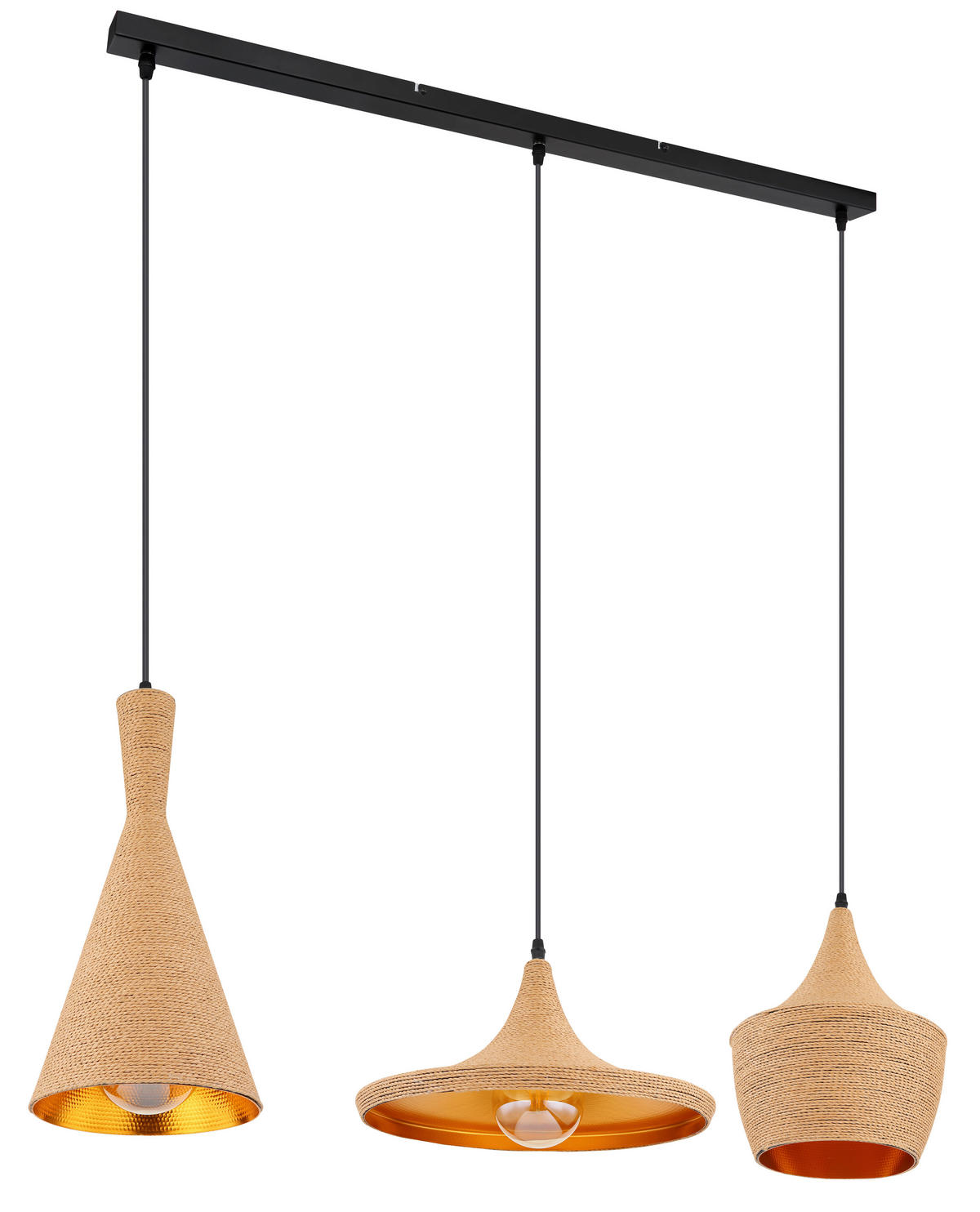 HÄNGELEUCHTE 15687-3H 107/36,5/140 cm von GLOBO