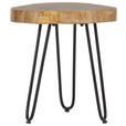BEISTELLTISCH in Holz, Metall 40/40/45 cm  - Schwarz/Akaziefarben, Design, Holz/Metall (40/40/45cm) - Landscape