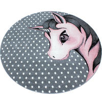 BARNMATTA 160 cm Kids 590  - vit/pink, Trend, textil (160cm) - Ben'n'jen