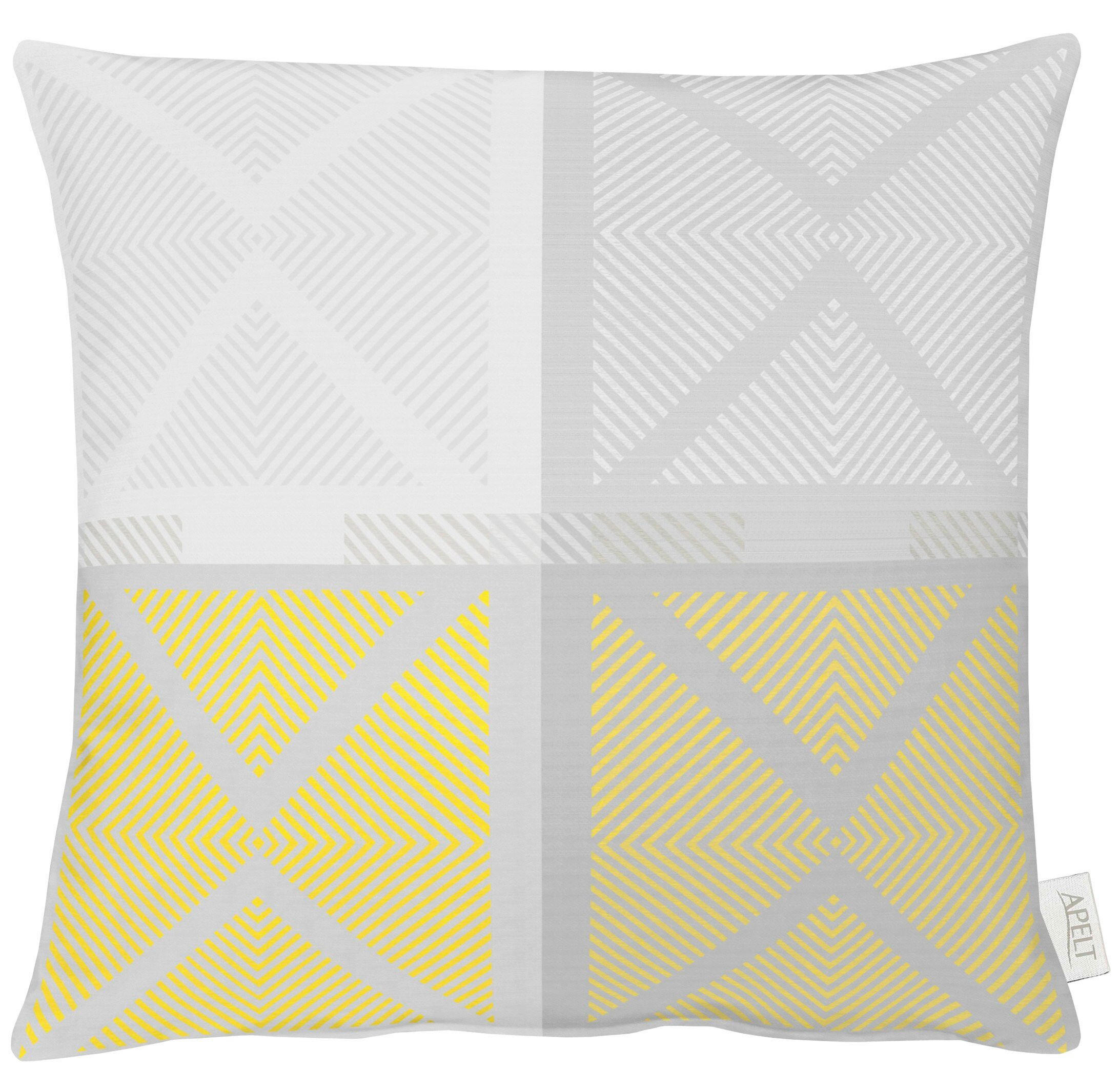KISSENHÜLLE Verona 49/49 cm  - Gelb, Design, Textil (49/49cm) - Apelt