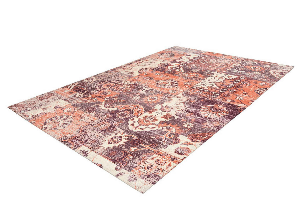 LÄUFER 80/150 cm Indiana 425 Multi / Terra  - Terracotta/Multicolor, KONVENTIONELL, Textil (80/150cm)