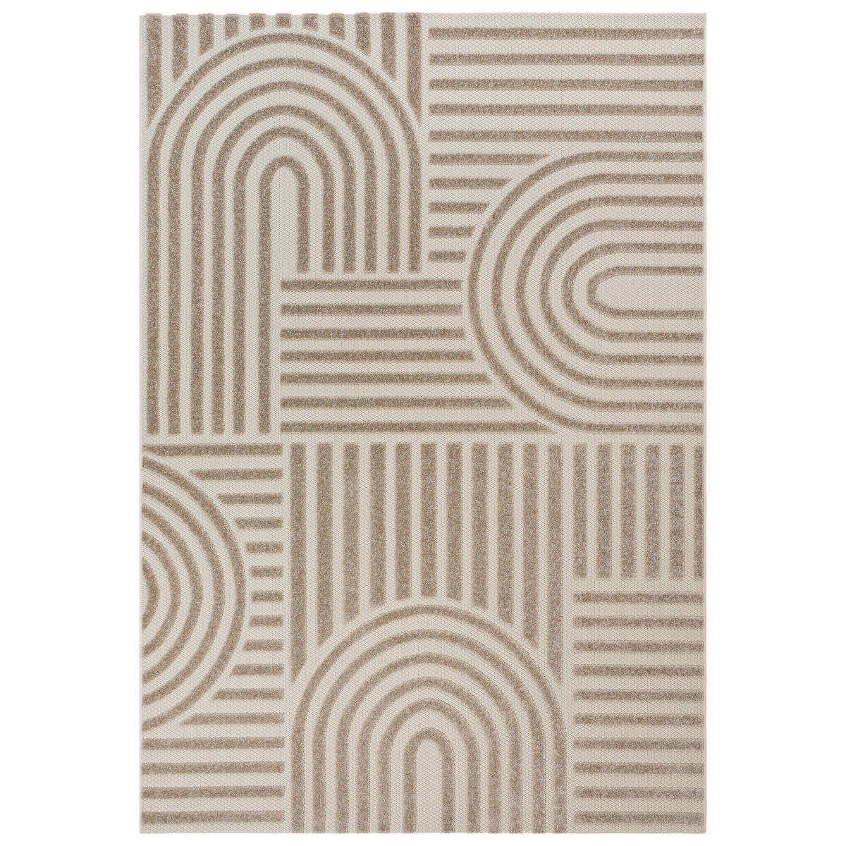 OUTDOORTEPPICH 60/110 cm Berlin Beige  - Beige, Basics, Kunststoff/Textil (60/110cm)