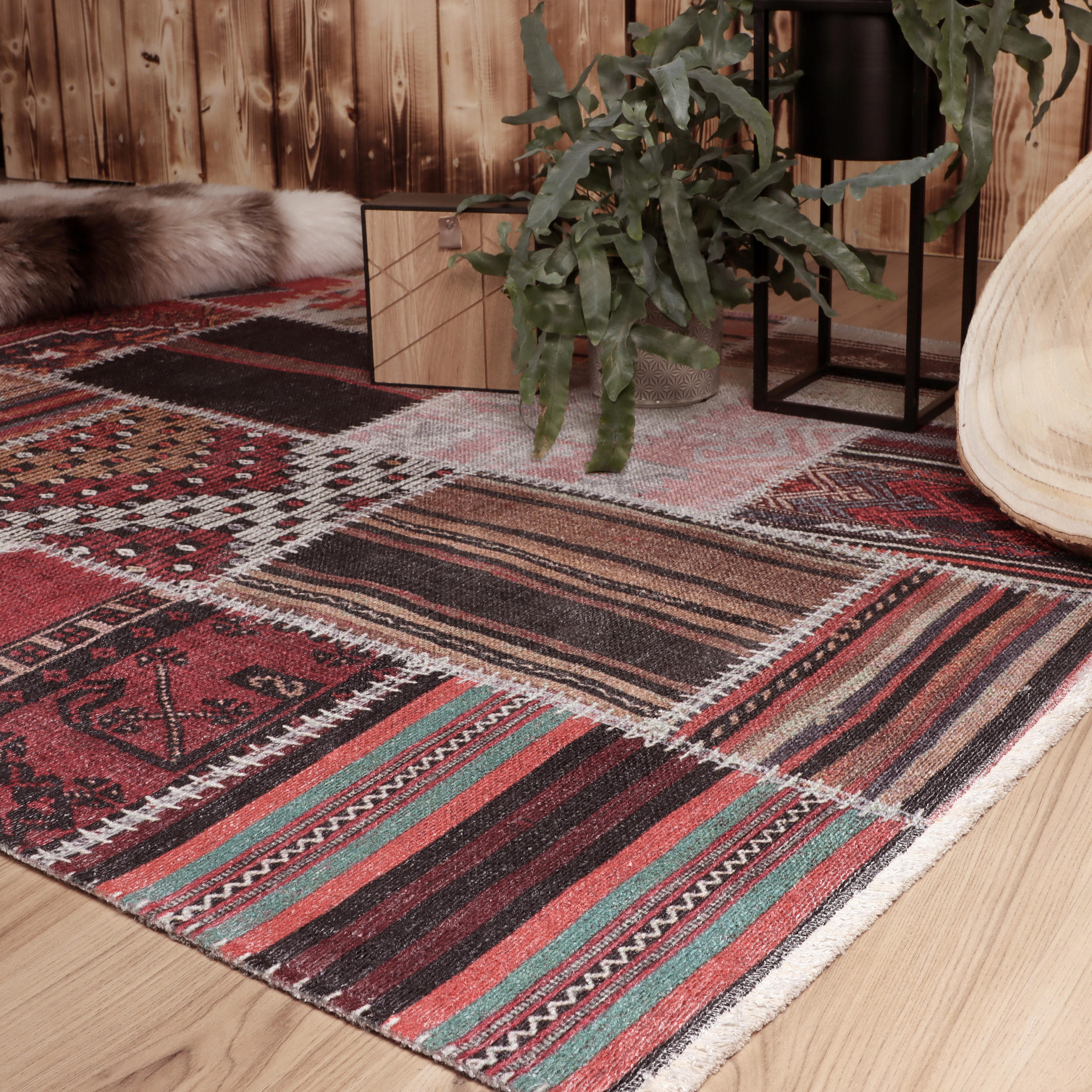 FLACHWEBETEPPICH 75/150 cm My Ethno  - Multicolor, Lifestyle, Textil (75/150cm)