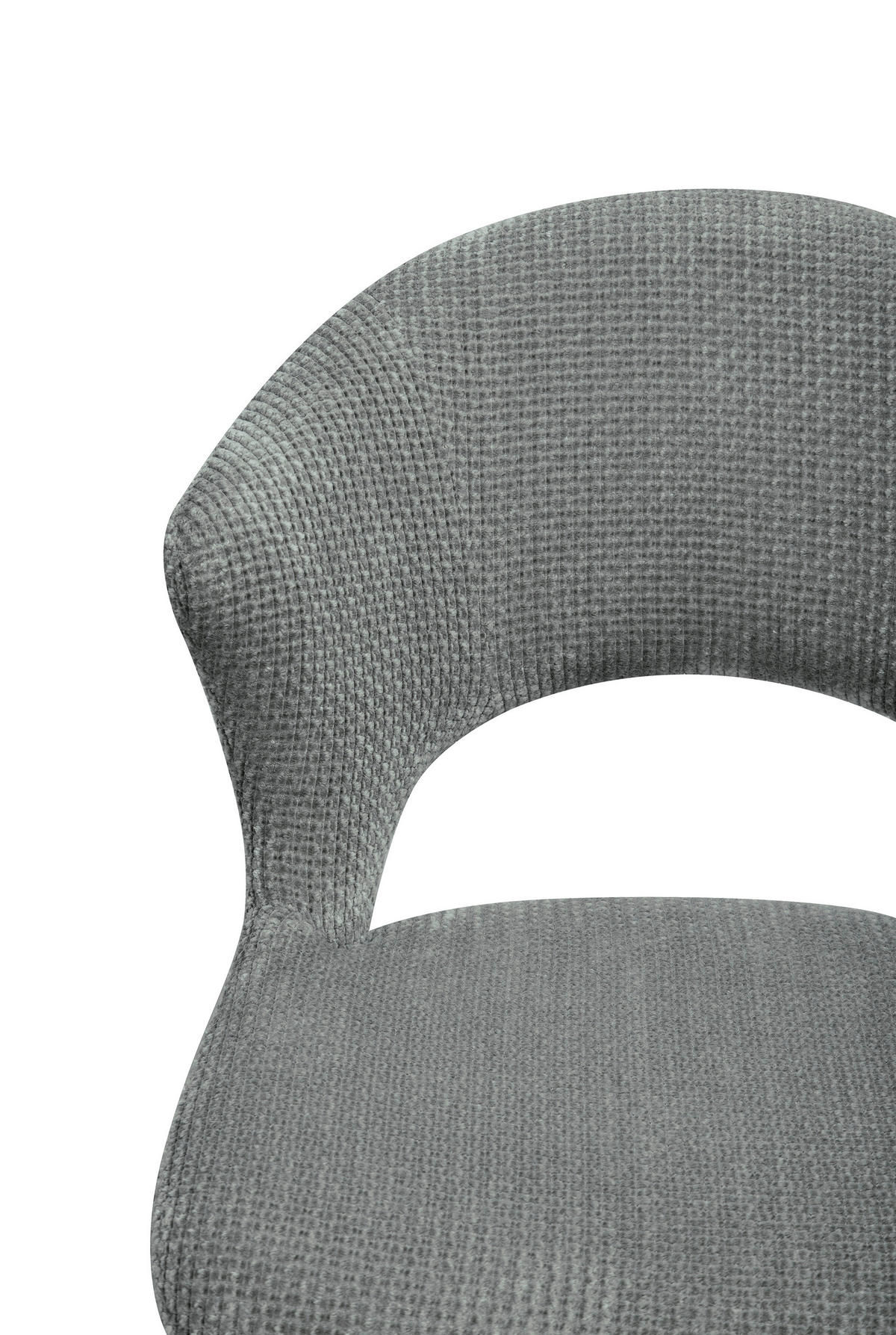 STUHL   Webstoff  Grün  - Schwarz/Grün, Design, Textil/Metall (56,5/83,5/63,5cm) - Stylife