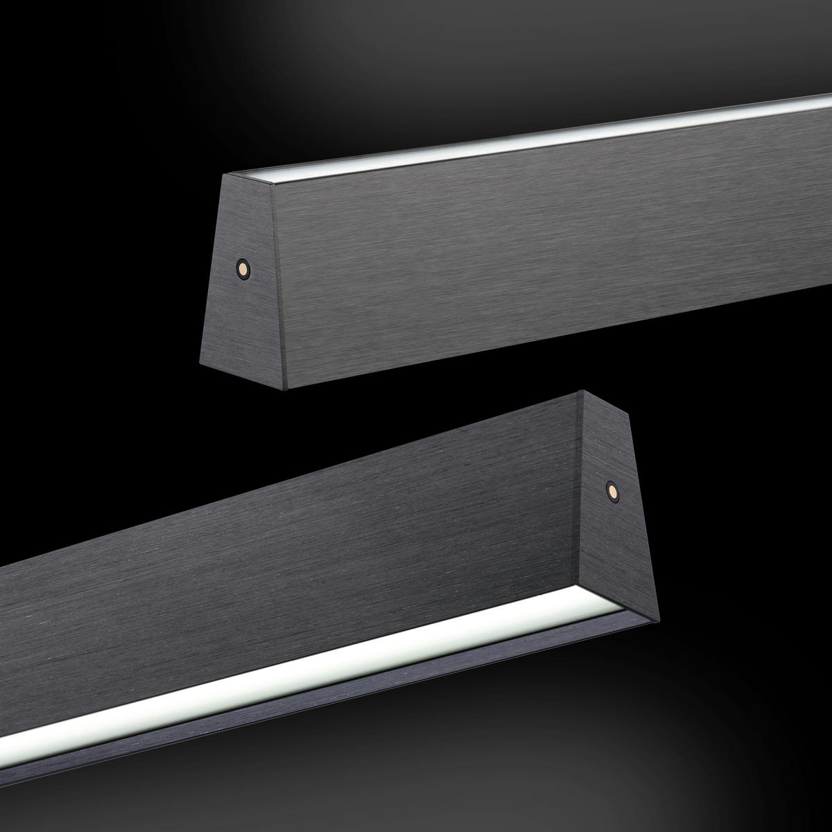 LED-PENDELLEUCHTE 120/8,2/240 cm  - Grau, Design, Kunststoff/Metall (120/8,2/240cm) - Neuhaus PURE