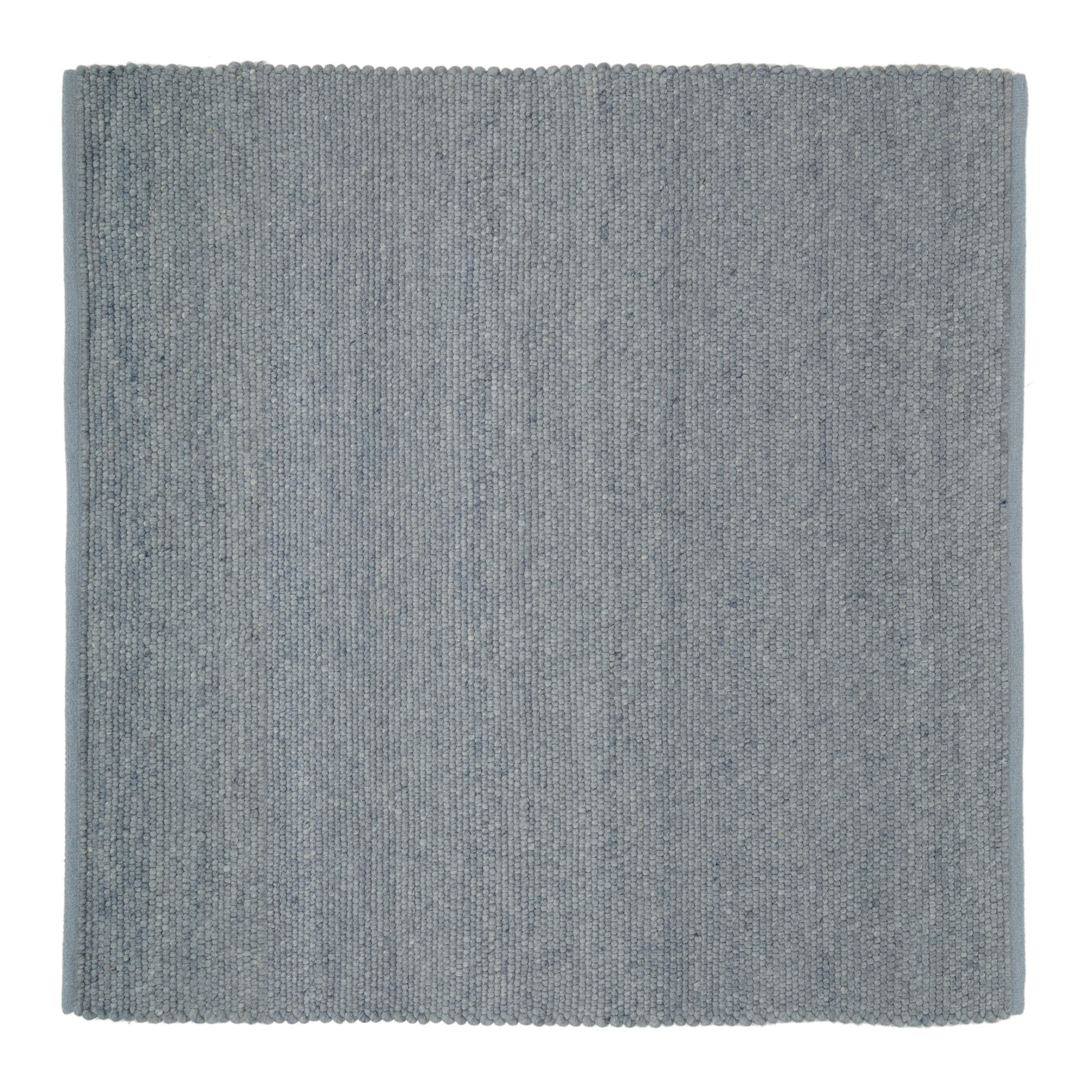 HANDWEBTEPPICH 200/200 cm Helsinki Blau, Grau  - Blau/Grau, Basics, Textil (200/200cm) - Linea Natura