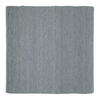 HANDWEBTEPPICH 200/200 cm Helsinki Blau, Grau  - Blau/Grau, Basics, Textil (200/200cm) - Linea Natura