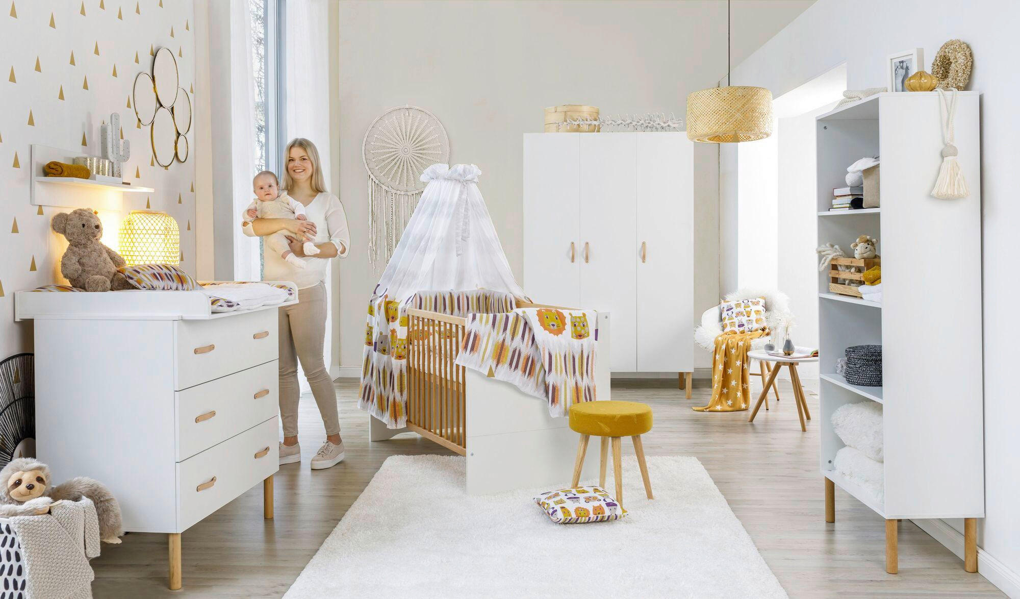 BABYZIMMER Melody White  - Buchefarben/Weiß, Basics, Holz/Holzwerkstoff - Schardt