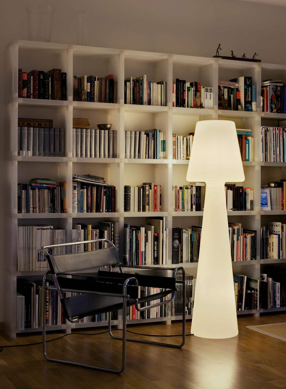 LED-STEHLEUCHTE Lola 45/165 cm   - Weiß, MODERN, Kunststoff (45/165cm) - New Garden