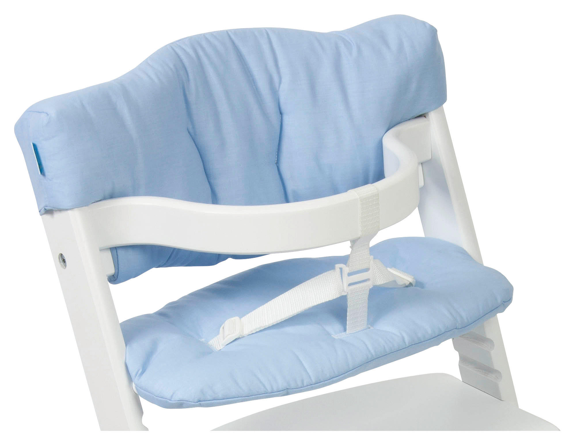 VLOŽKA NA VYSOKOU ŽIDLI, pastelově modrá - pastelově modrá, Basics, textil (23/42cm) - My Baby Lou