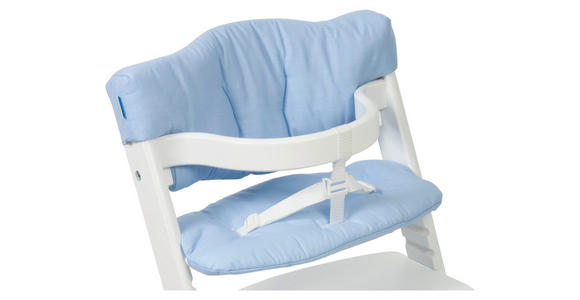 HOCHSTUHLEINLAGE Lunch - Pastellblau, Basics, Textil (23/42cm) - My Baby Lou