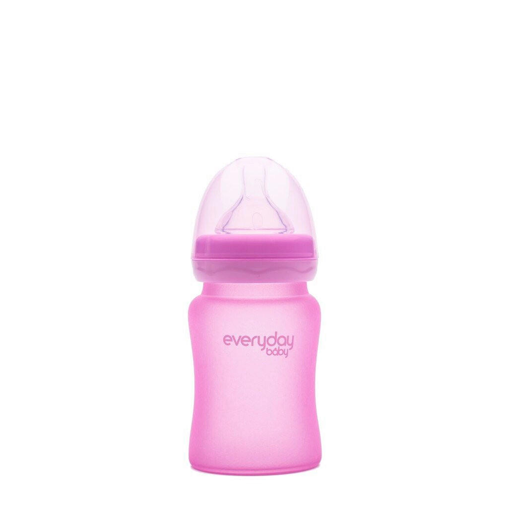DJEČJA BOCA  150 ml     - pink, Basics, staklo (6,5/6,7/17,9cm) - Everyday Baby