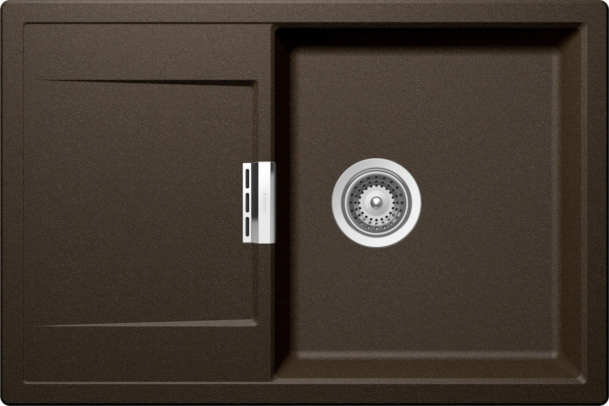 SPÜLE MONO D-100-A / MOND100ABRO  - Bronzefarben, Basics, Stein (76,5/51cm) - Schock