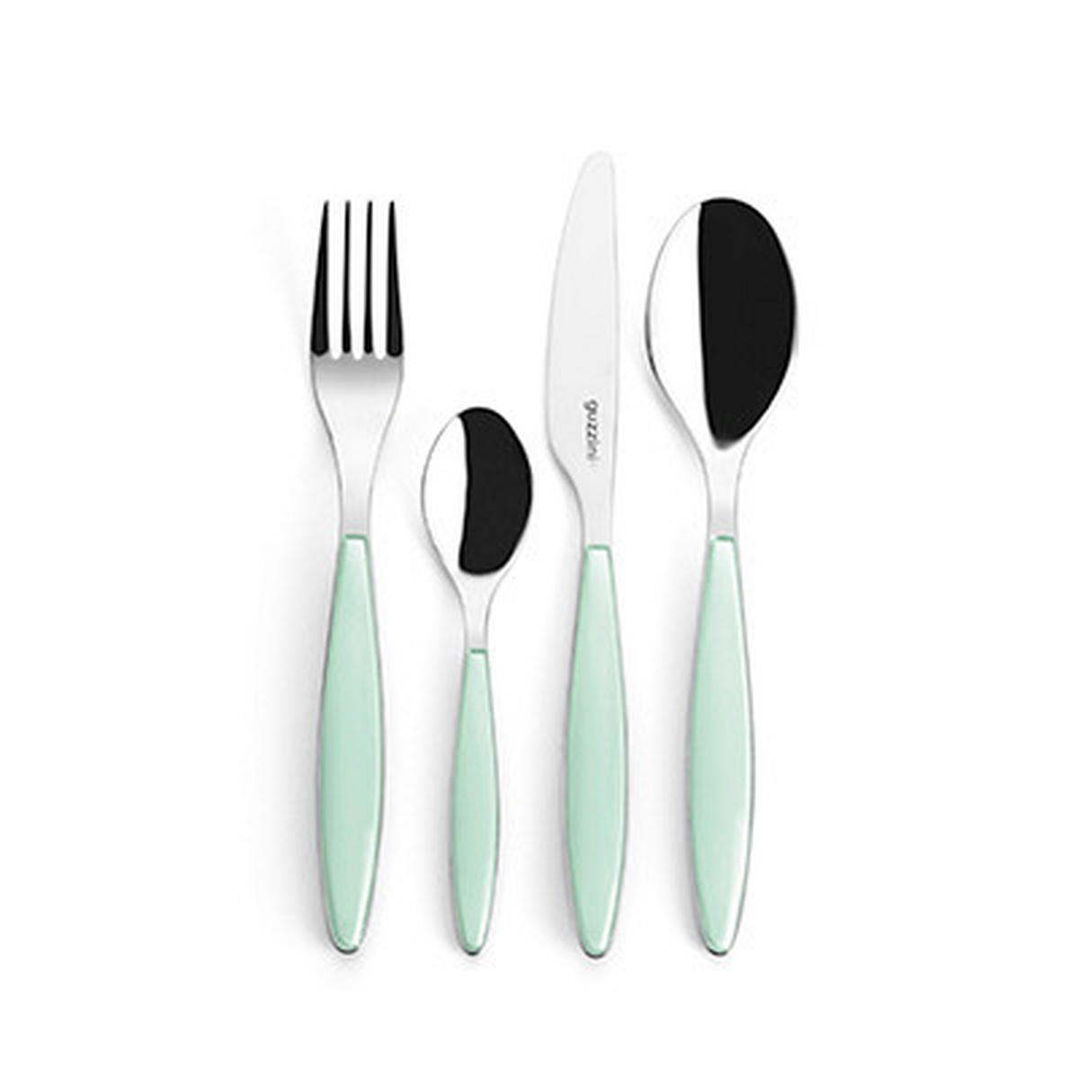 BESTECKSET Feeling 24-teilig Edelstahl  - Basics, Kunststoff/Metall - GUZZINI