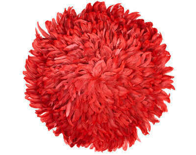 WANDDEKO Textil  - Rot, Basics, Textil (80cm) - Light & Living