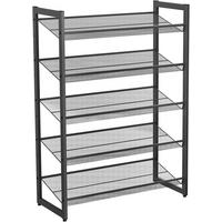 SCHUHREGAL 74/104/31 cm  - Schwarz, Basics, Metall (74/104/31cm)