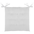SITZKISSEN 40/40/4 cm    - Hellgrau, Basics, Textil (40/40/4cm) - Boxxx