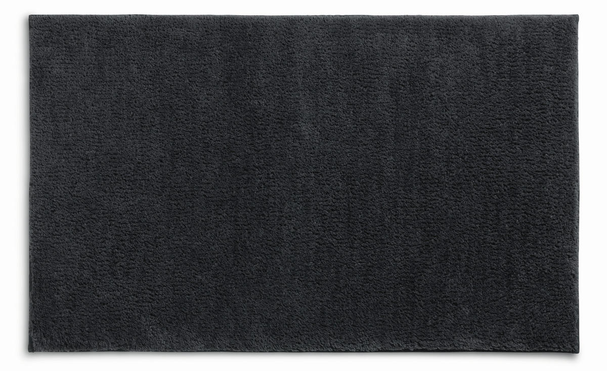 BADEMATTE Grau  - Grau, Basics, Textil (120/70/1,5cm) - Kela